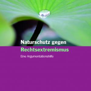 Cover-Abbildung "Naturschutz gegen Rechtsextremismus", Landeszentrale für Umweltaufklärung Rheinland-Pfalz