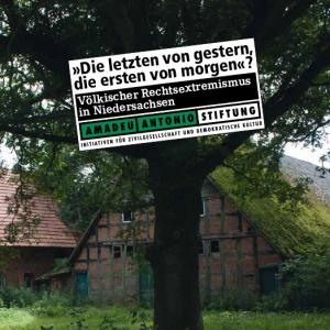Cover-Abbildung "Völkischer Rechtsextremismus in Niedersachsen", Amadeu Antonio Stiftung
